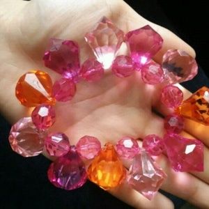 Pink & orange bracelet